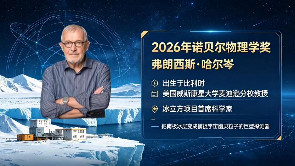 资讯速览：诺奖物理奖揭晓，芯片供应链迎来新布局

新华尔街观察社作者 | 林知夏  记者 | 陆星辞
10 月 7 日 新华尔街观察社今日新闻综合报道

一、2026诺奖物理学奖出炉，科学家深耕幽灵粒子独揽大奖

当地时间10月6日，2026年诺贝尔物理学奖正式揭晓，本届奖项迎来少见的单人独揽局面，由82岁的比利 ​