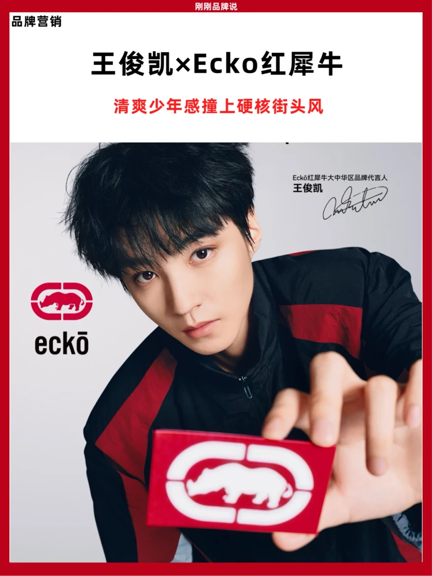 王俊凯解锁Ecko红犀牛，清爽少年感上硬核