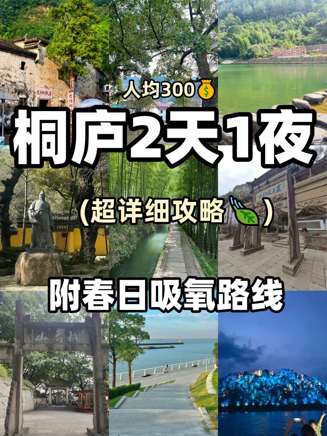 准备来桐庐春日打卡的宝子们，直接抄作业！