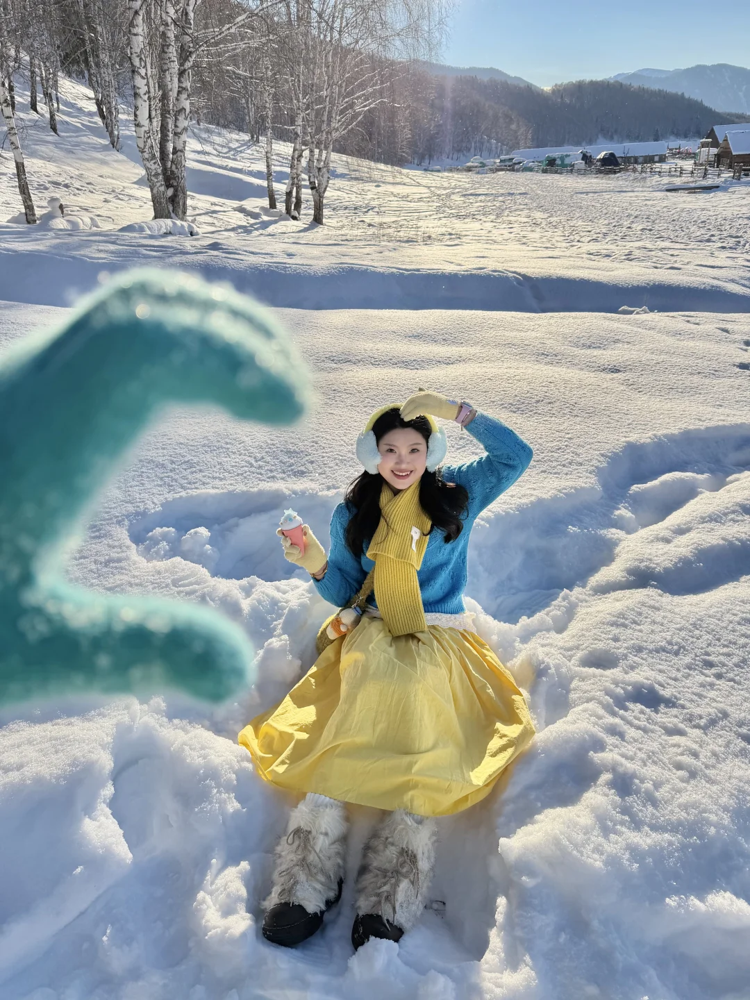 📍在新疆！！拍到18张人生live图❄️真的太美啦