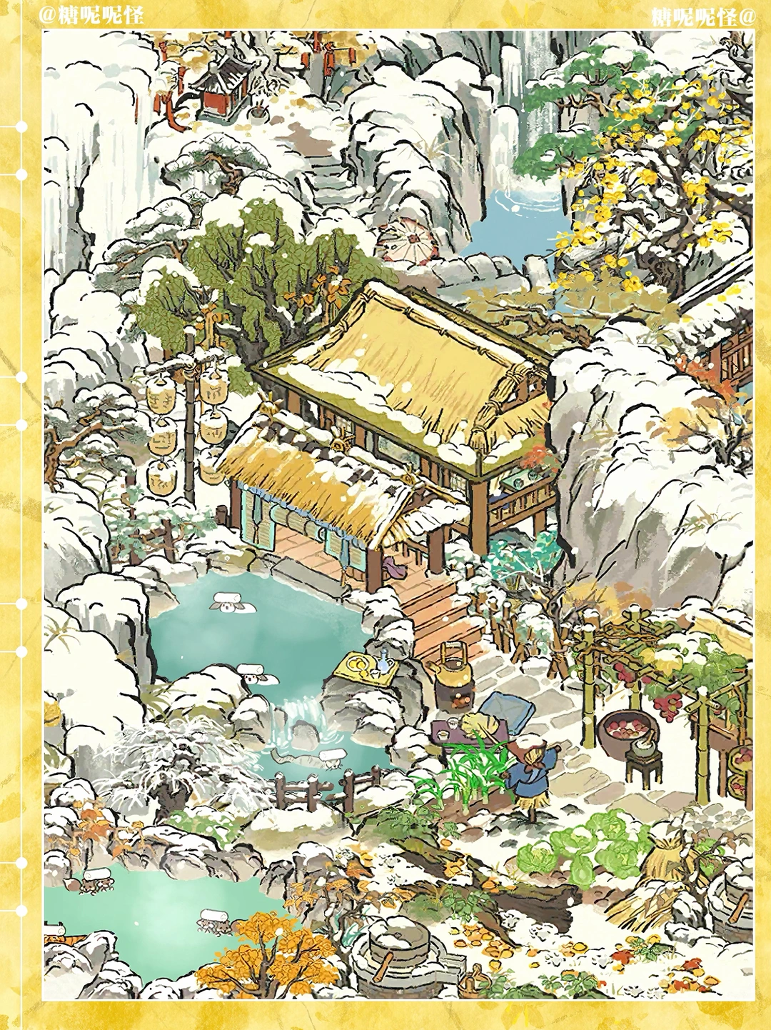 不知不觉又来到了我最爱江百的季节❄️