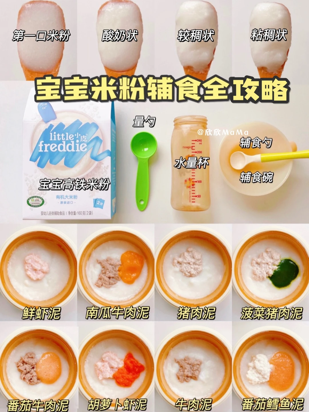 宝宝米粉添加全攻略附入门级16款肉泥做法✅