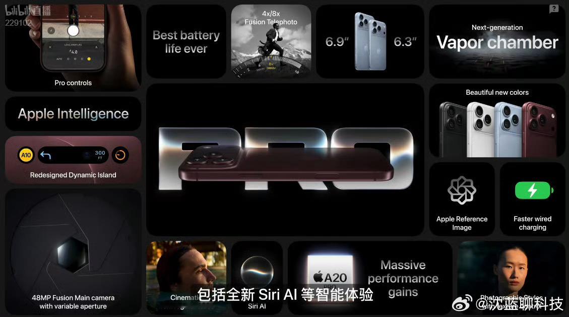 特努斯首秀结束，几个关键判断先给结论：

① 交接方式：克制但有记忆点
库克没有主讲，只在开场视频里短暂出现，一句"不是我，后面那个才是你要找的人"完成交接，镜头切到特努斯。没有煽情，没有长篇告别，15年的时代就这么翻过去了。特努斯开场也没用传统的"Good Morning"，整体风格偏冷静、偏工程。 ​
