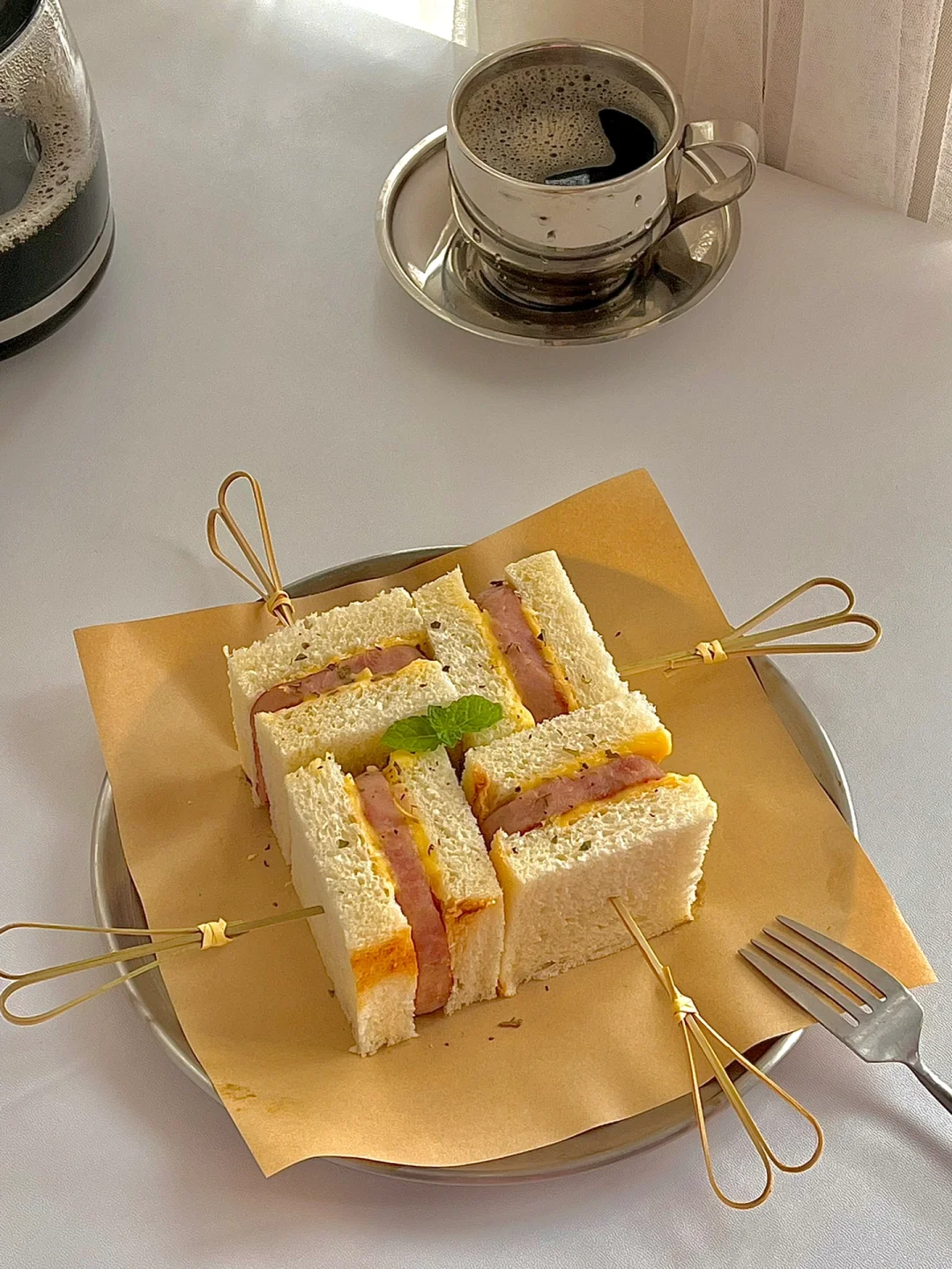 ️☀️工作日早餐分享｜午餐肉版和牛三明治🥪