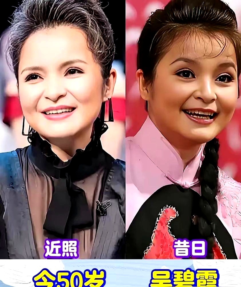 把1983年宋祖英和殷秀梅的旧照放一块，那种扑面而来的落差，看得人心里直犯嘀咕
 

当时的宋祖英刚从湘西古丈县歌剧团调出来，穿条白裙子站在人民大会堂，满脸胶原蛋白，眼神里全是小地方姑娘初登大雅之堂的青涩与局促
 

边上的殷秀梅完全是另一种画风，年纪轻轻往那一杵，身板挺拔，眉眼舒展，往台上一站就是