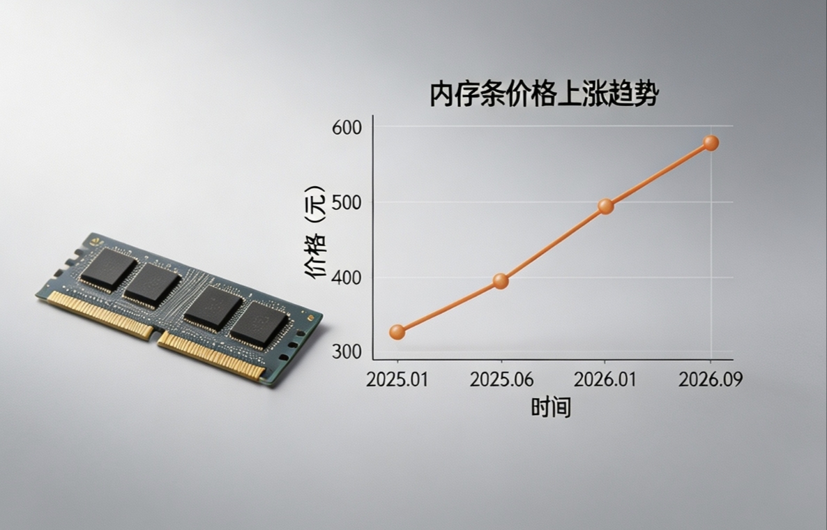 AI狂潮掀涨价潮：内存条半年涨超130%！手机电脑全线涨价，谁在为算力买单？
最近打算给电脑升级内存的朋友，大概率都被价格吓了一跳：去年还三百出头的16GB DDR5内存条，如今直奔千元大关，涨幅堪比稳健理财产品。
不只是内存条，固态硬盘、显卡、笔记本、甚至手机，全品类电子产品都在悄悄涨价。而这一切