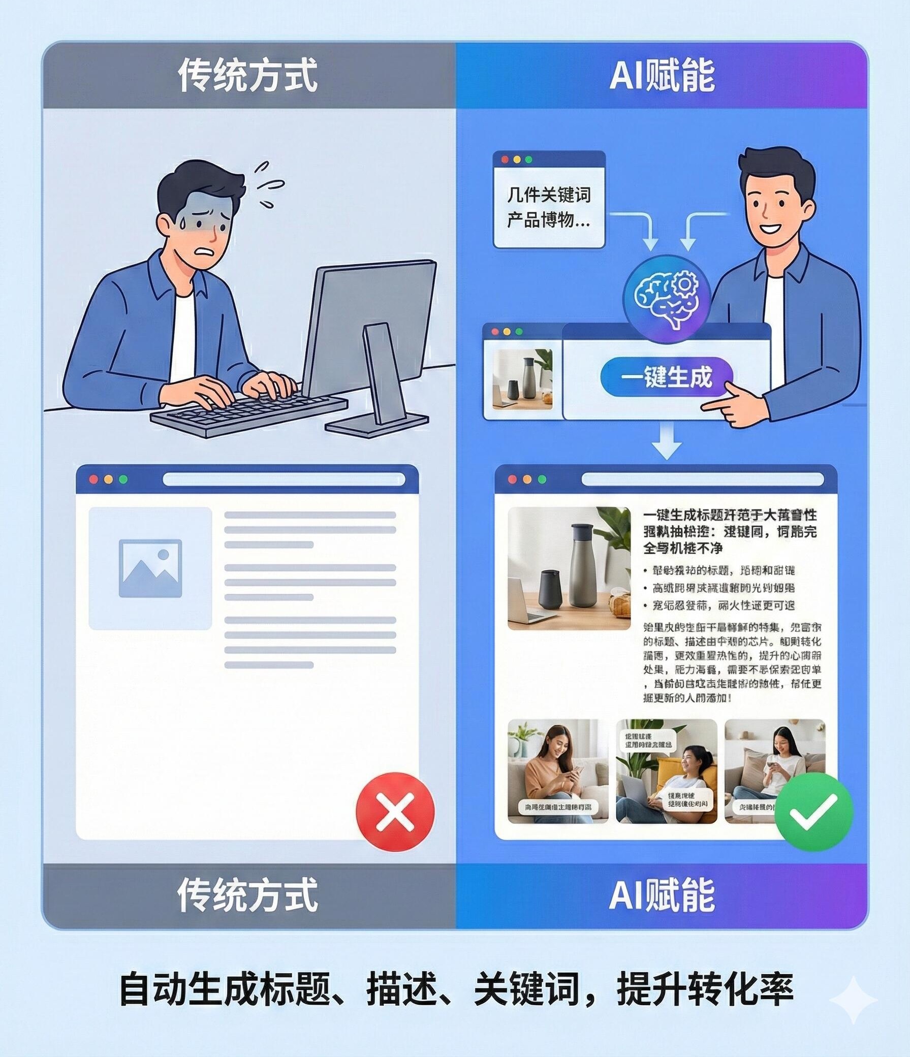 平台开始布局AI导购，新的电商转化路径出现，部分内容平台正在内测AI导购功能。用户在对话里面提问，可以直接跳转商品下单，省去从前一层层浏览笔记、搜索商品的流程。AI正在悄悄改写线上消费的完整链路。 ​​​