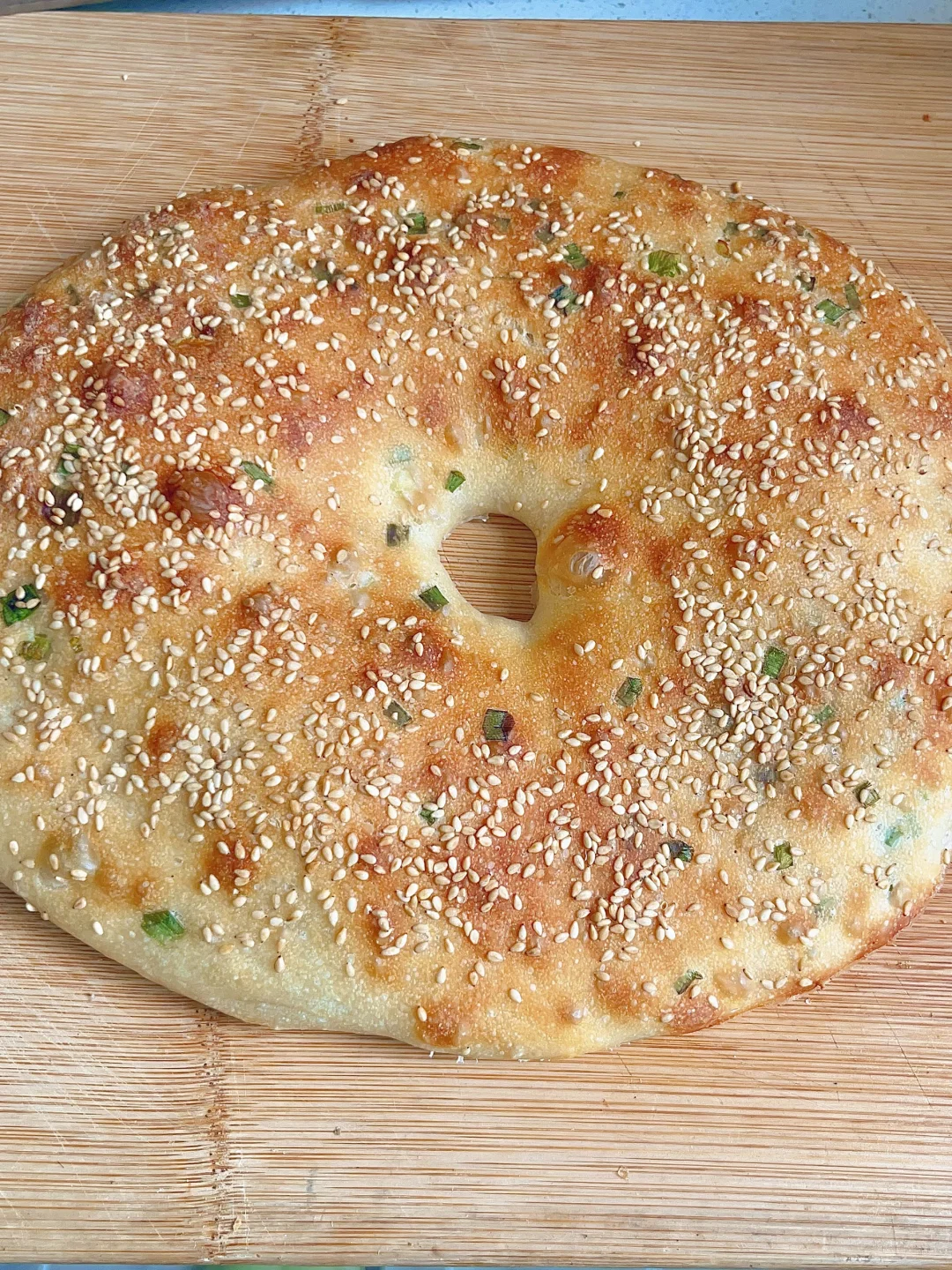 晚上和的面，早上烤的饼！！！