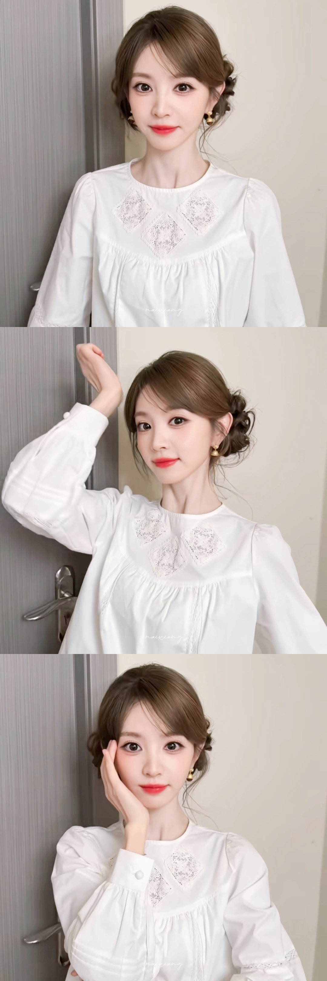 好像只能礼貌的问候 
#田曦薇拍了第57次取消发送# ​