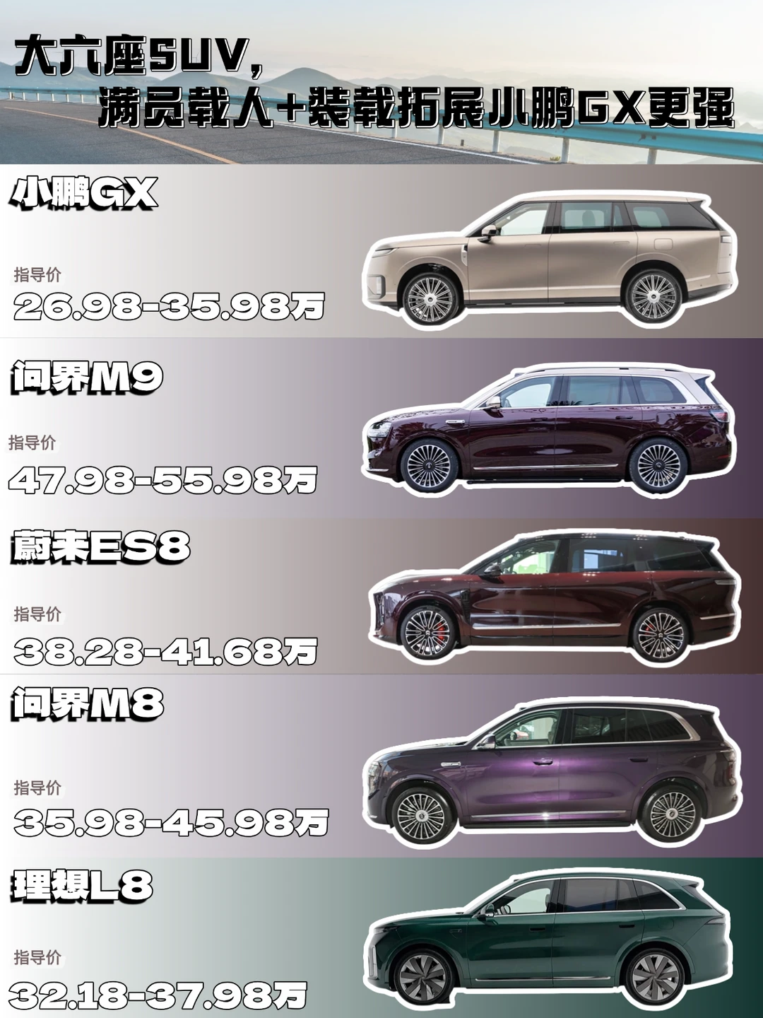 大六座旗舰后备箱拓展小鹏GX胜出