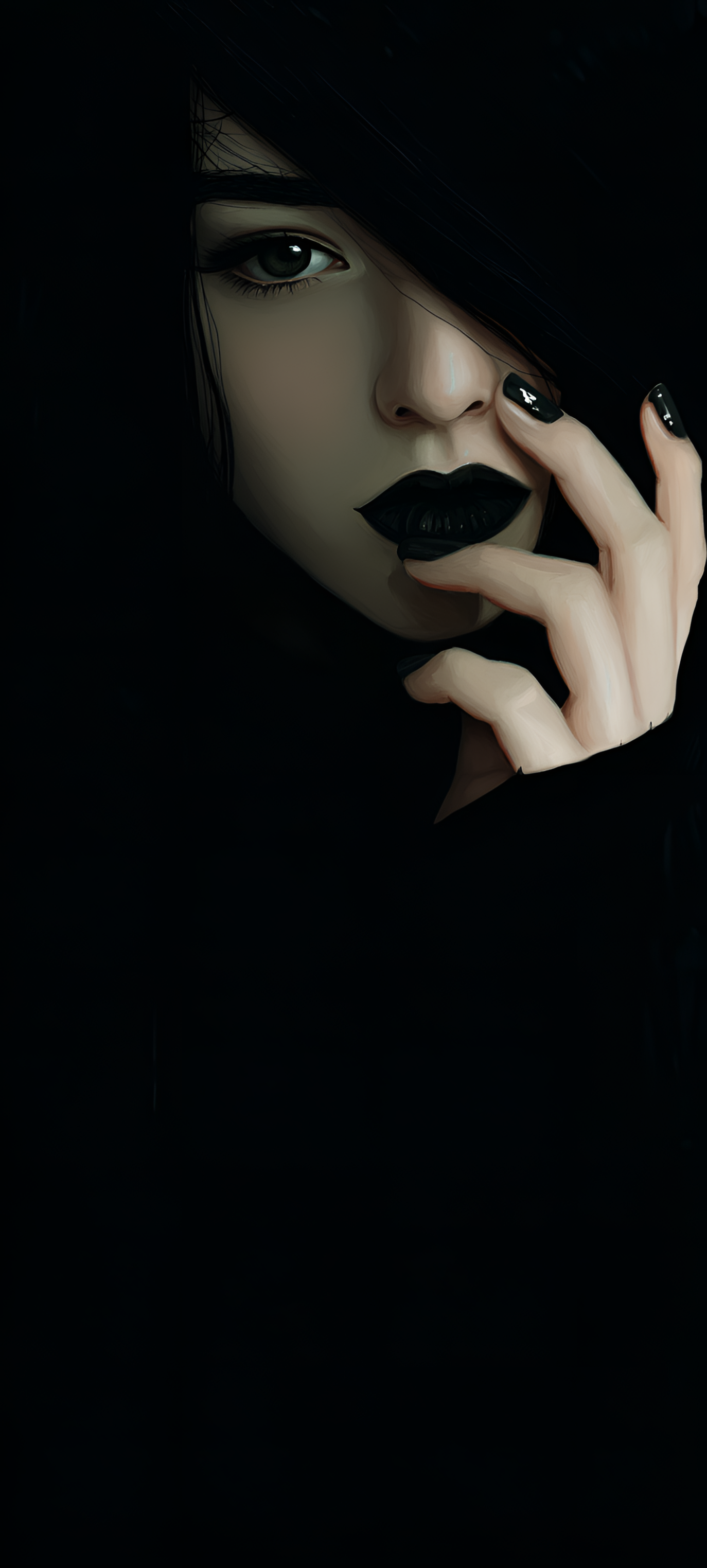 美女特写写真古风彩绘机甲车模