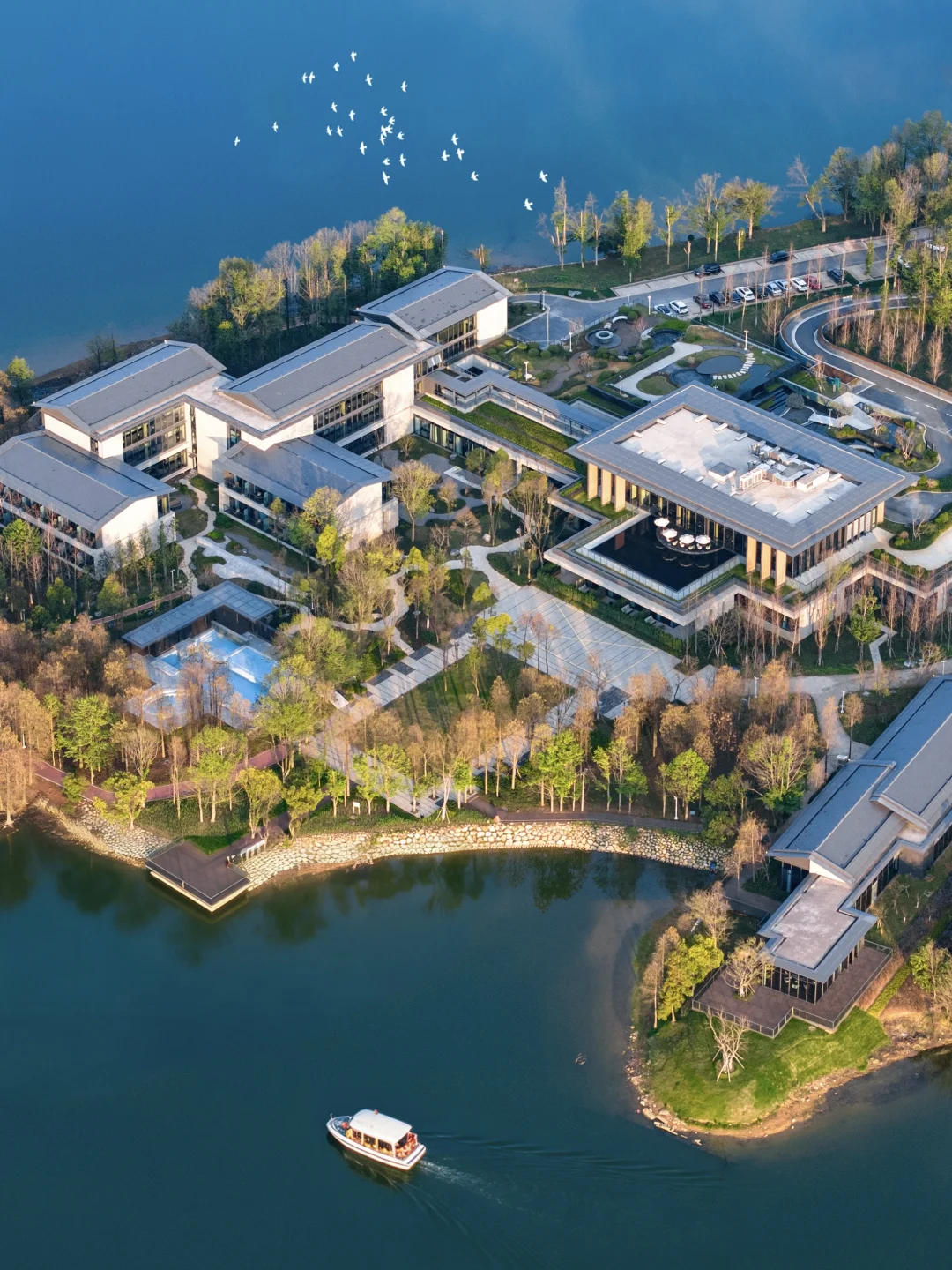 不是千岛湖！在金华‼️新开湖景酒店夯爆了👍