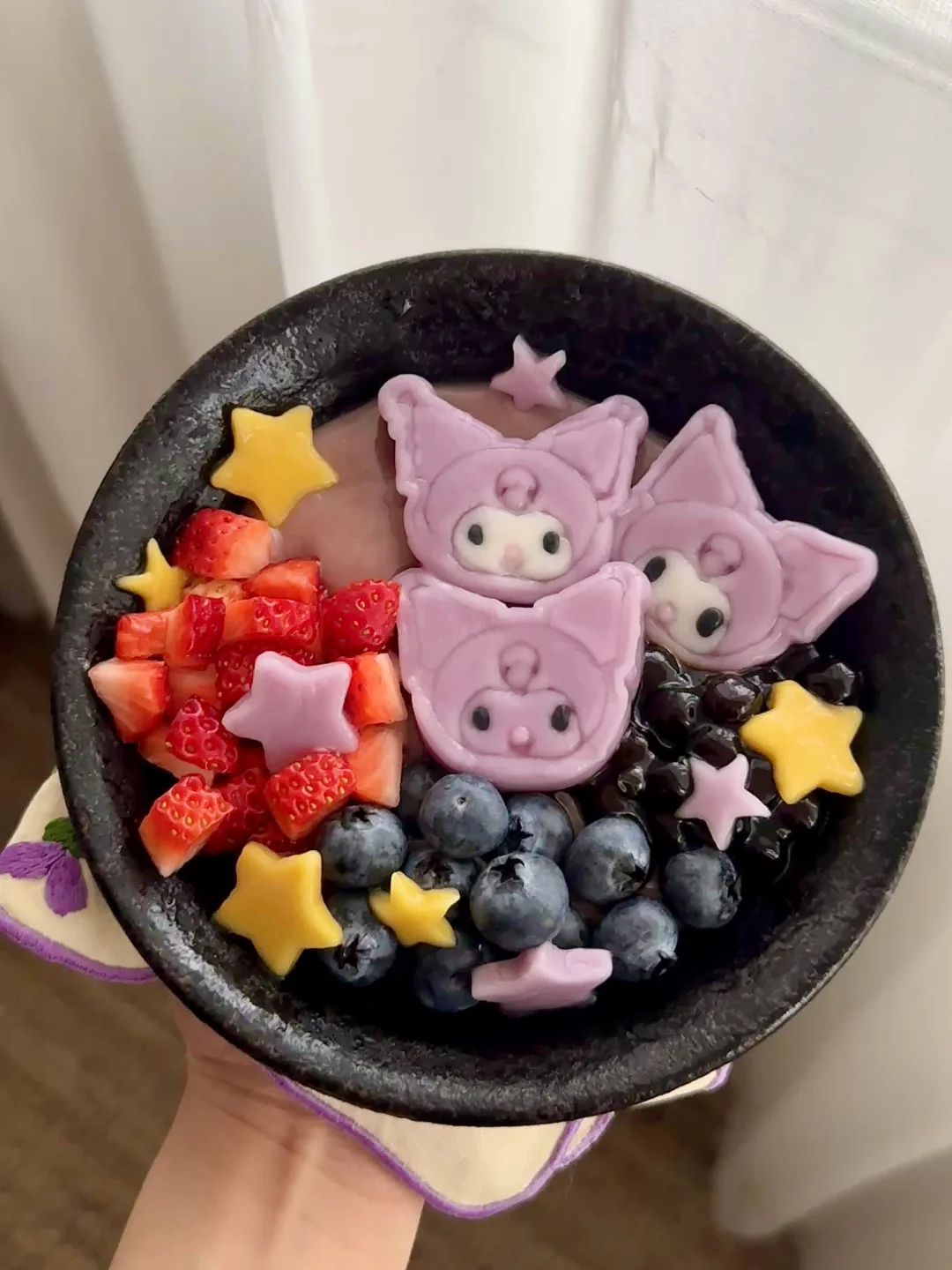 酷洛米莓果黑森林麻薯碗💟