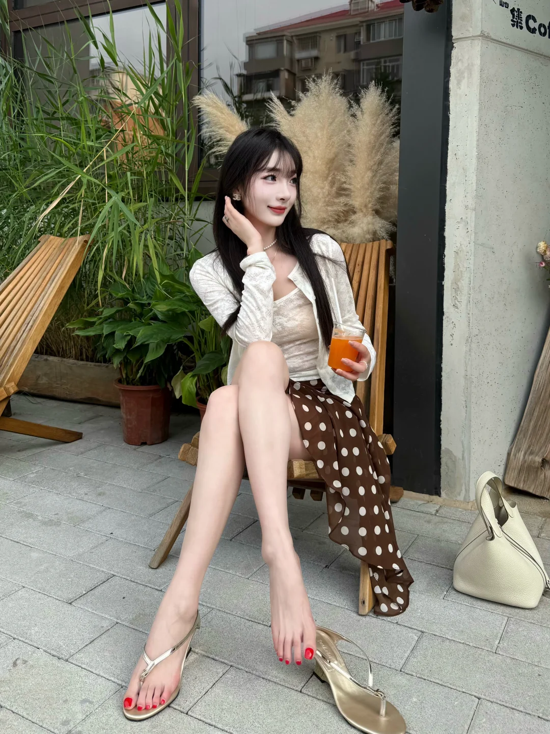波点裙也太美了吧