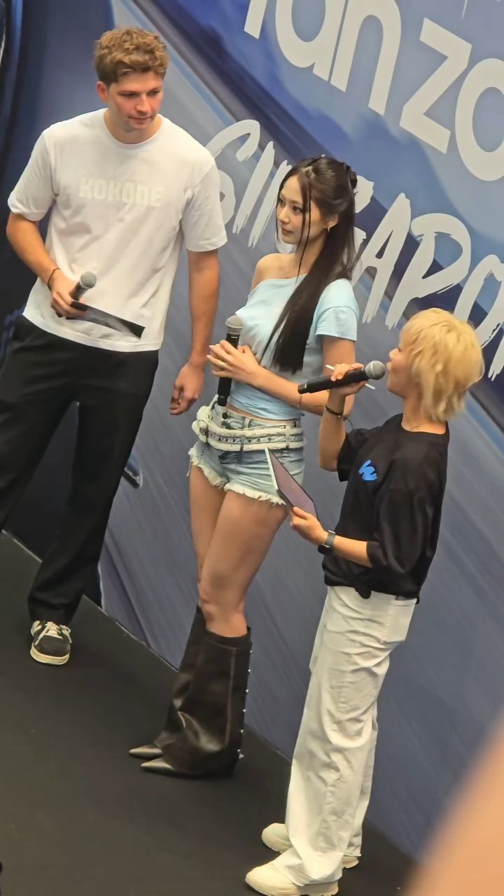 #周子瑜[超话]# 周子瑜真的担得起一句盘条靓顺🤤 ​