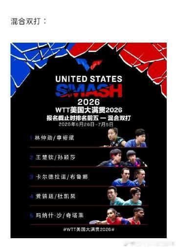 狠狠期待住了莎头组合的混双