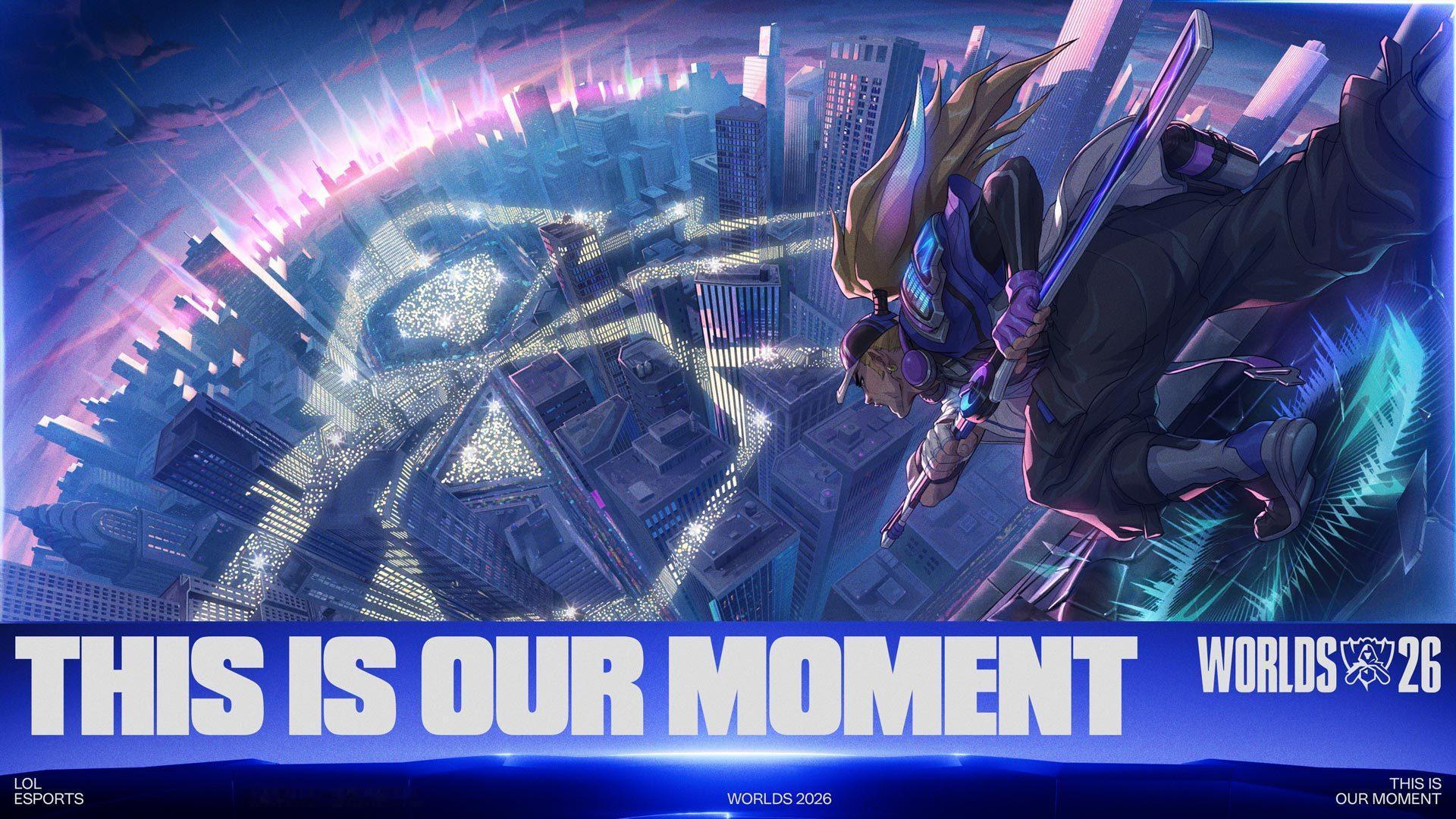 【S16】今年世界赛的Slogan 英文是：This is our moment / 中文译名 风起今朝英雄联盟S16 s16主题风起今朝 ​​​