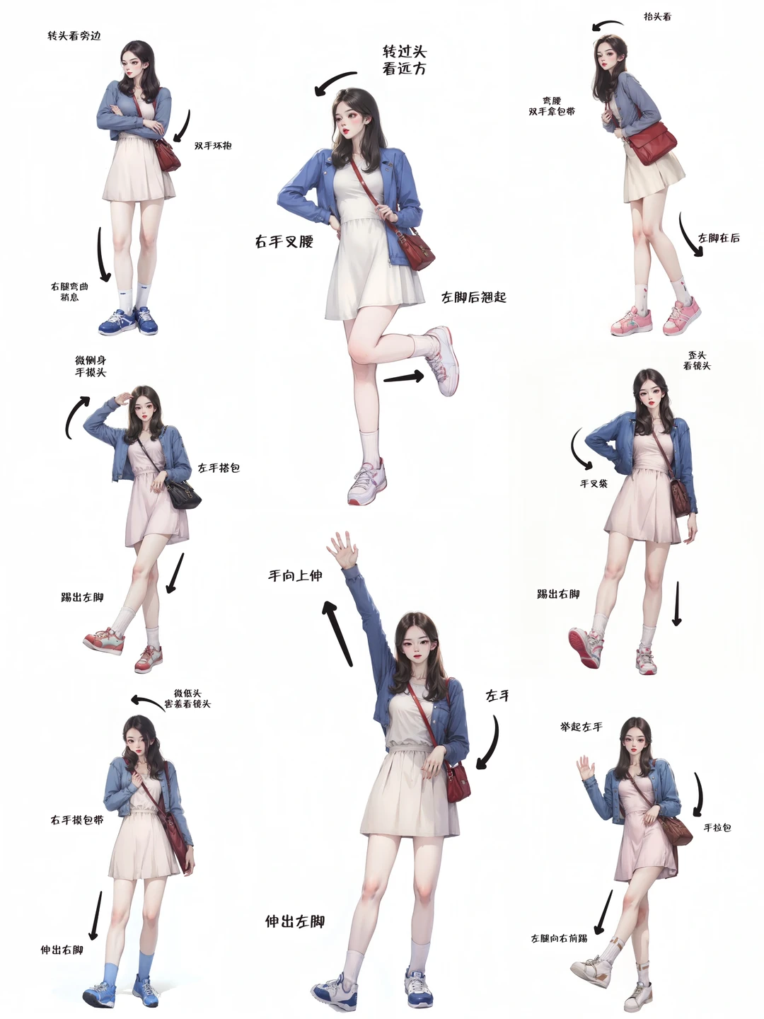 社恐小幅度站姿拍照姿势📷看到就是赚到啦～