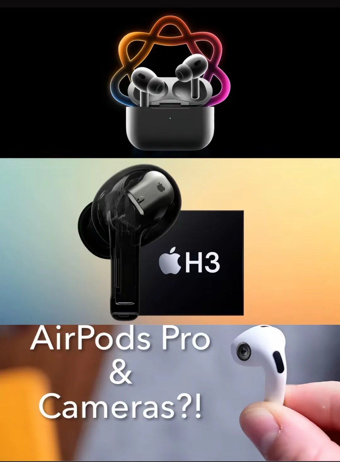 苹果在 macOS 26.7 系统代码中意外泄露了 AirPods 5 的代号与升级信息，但网友热议的“带摄像头耳机”实为另一款独立新品，两者均有望在 9 月秋季发布会亮相。 一、AirPods 5
