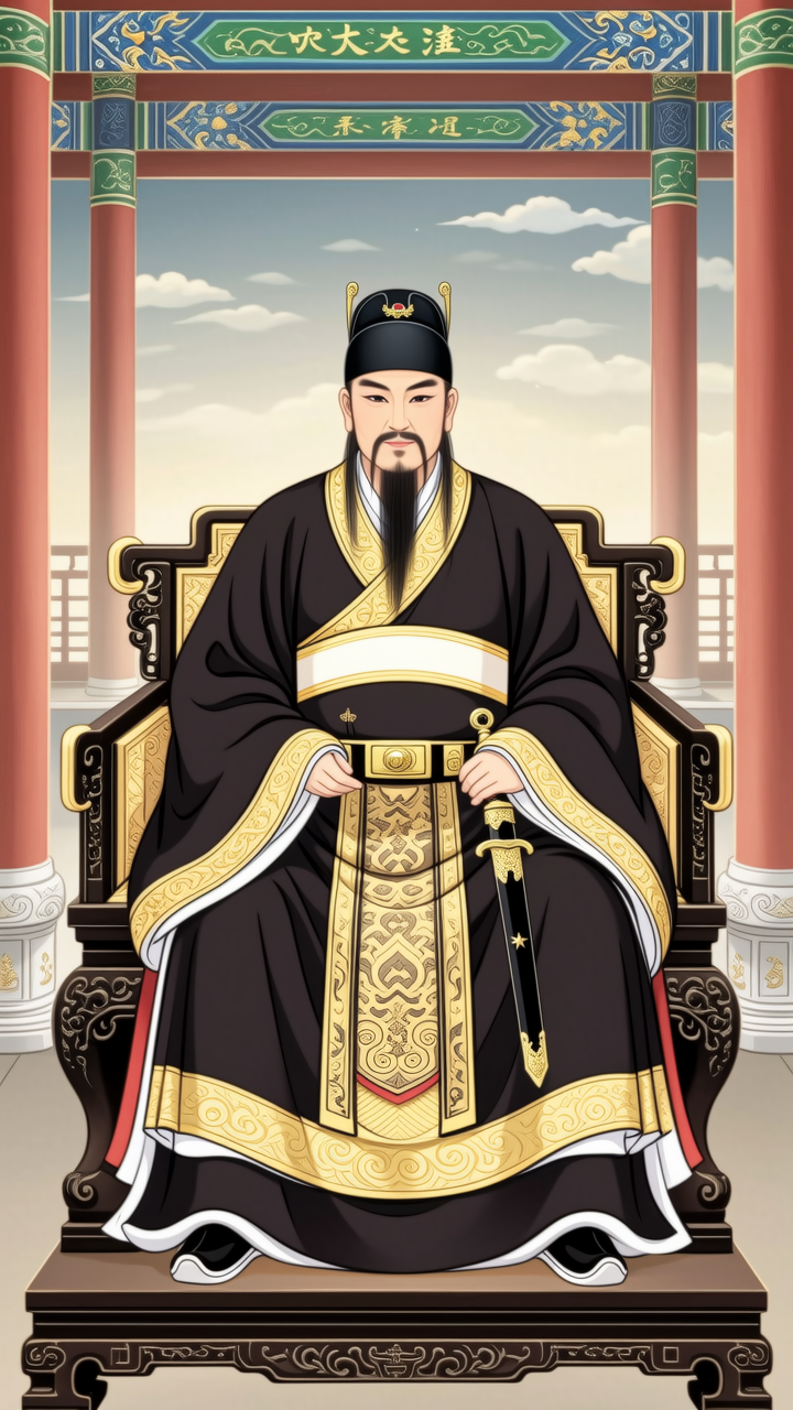 李世民，字世民，陇西成纪人，生于隋开皇十八年（599年），卒于唐贞观二十三年（649年），享年五十一岁。他不是史书里端坐凌烟阁的“天可汗”，而是一个在刀锋上校准仁心、于权力巅峰处反复叩问“何以为人”的实践者——他的伟大，不在开疆拓土之功，而在以血肉之躯，在帝制逻辑的钢索上走出了一条几乎不可能的平衡术