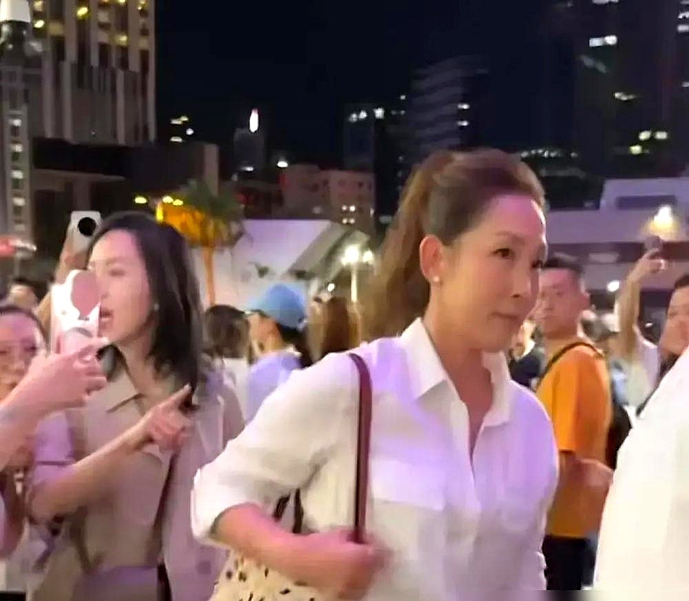 张学友演唱会散场通道，53岁的吴美珩迎面撞上张家辉，两人熟络地抱在一起。

没有发福，没有沧桑。她穿着极简便服，下颌线紧实，身板挺得笔直。站在影帝面前，气场丝毫不落下风。

2007年怀胎退圈后，她就像人间蒸发。不带货，不接戏，从不消费昔日情怀。偶尔露面，也是在顶级闺蜜的私人饭局里。

对比那些退圈