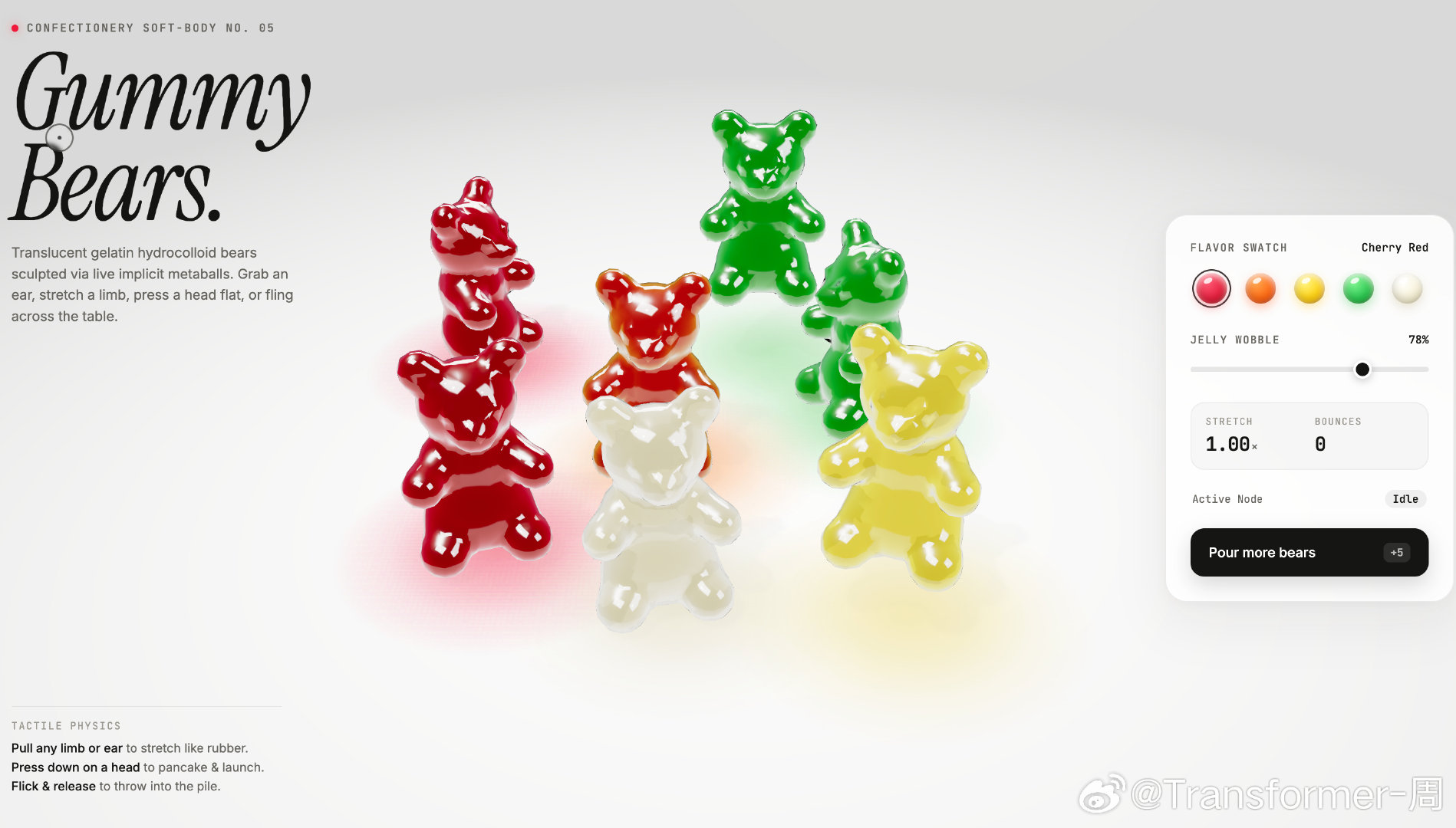稍微调整一下gemini4，也是可以出小熊软糖的 ​​​​，但是还是有点塑料感 ​