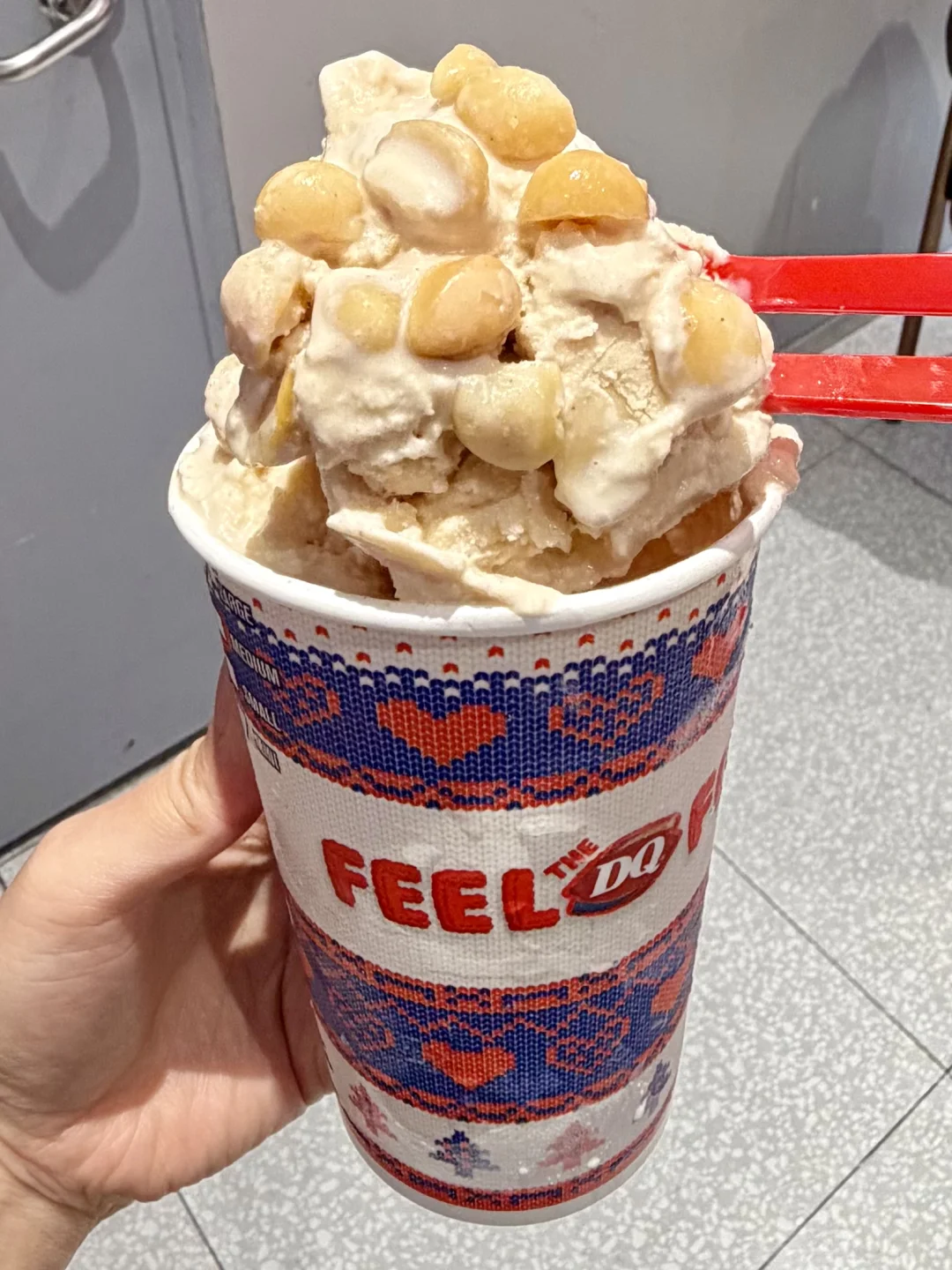 感觉是目前DQ顶好吃的一杯。。。。夯爆了