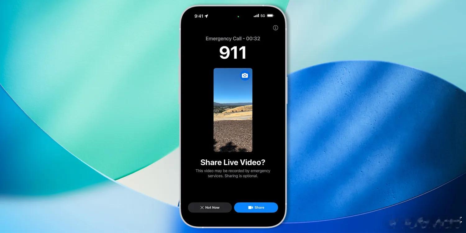 依托与RapidSOS达成的全新合作，巴西的紧急救援机构现已可以向iPhone用户请求获取实时视频画面。

很多用户并不了解，iPhone内置一项紧急功能，支持在紧急通话过程中向急救机构分享实时视频。

Apple对该功能的官方说明：
可向紧急服务机构分享实时视频或已有照片：
（并非所有国家或地区均支持）
在收 ​