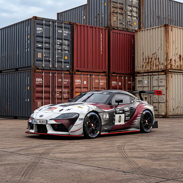 ✅丰田GR Supra 赛道彩绘落地