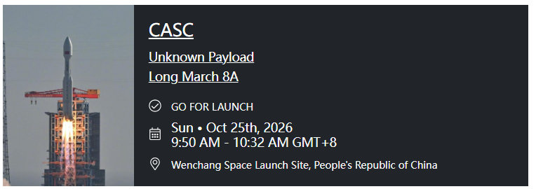 #一觉醒来一箭6星发射成功# 下一枚#长征八号甲# 海南文昌出征。 ​