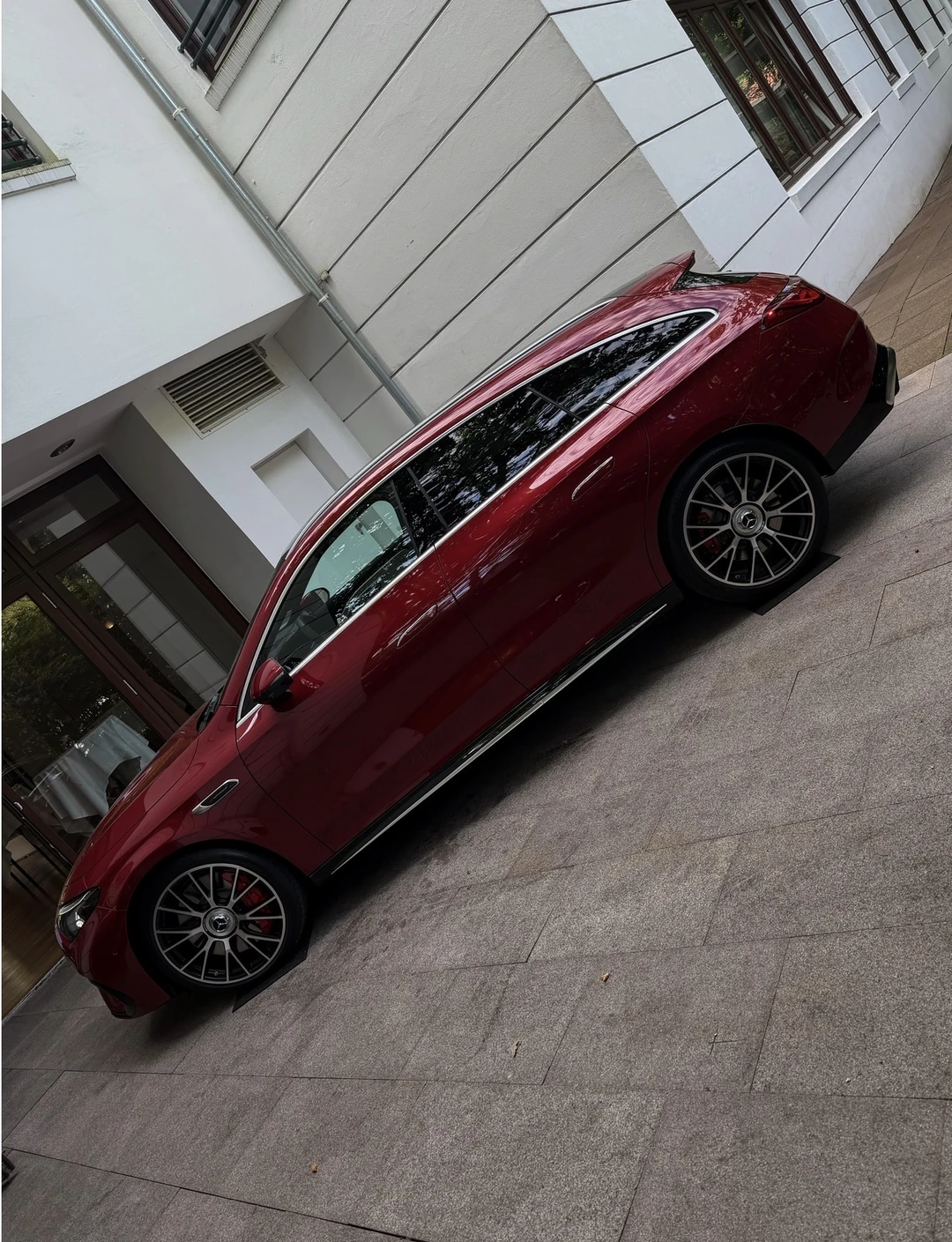 奔驰AMG CLA45S 实拍内饰 这个姿态绝了