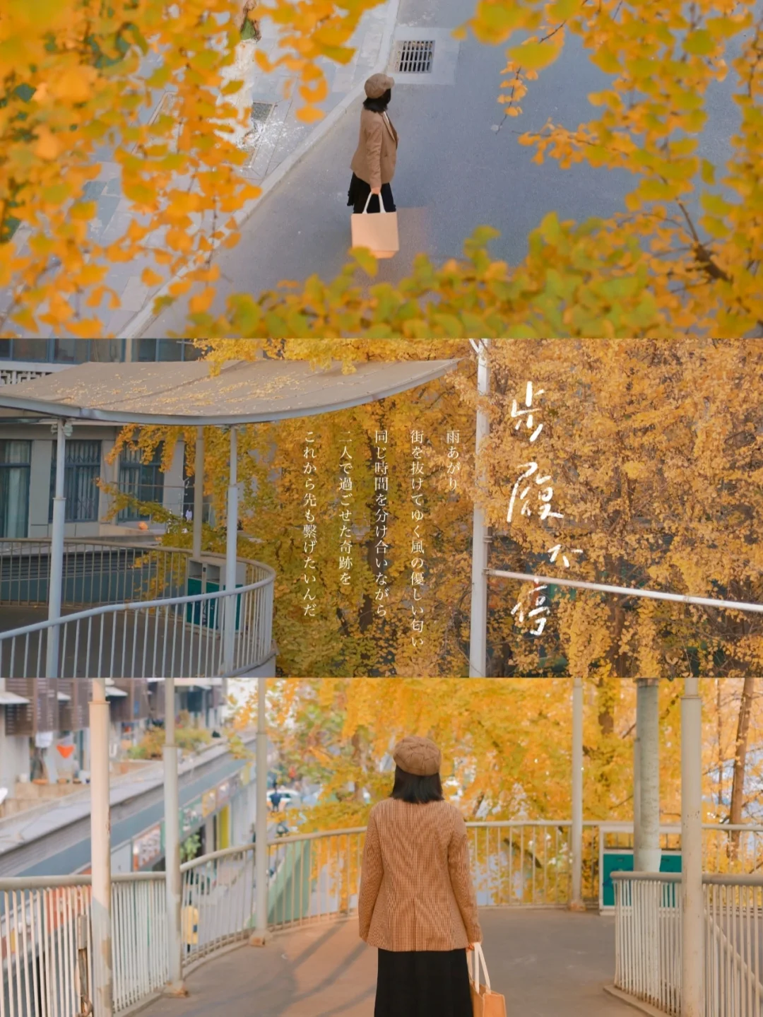 你敢信在武汉？日剧里才有的神仙天桥银杏❗