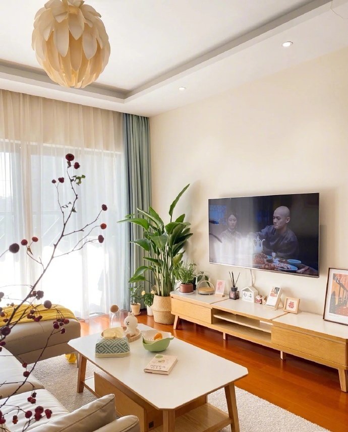 小户型装修参考，附户型图｜建面72，实用60。 ​​​#美好家打造指南# ​