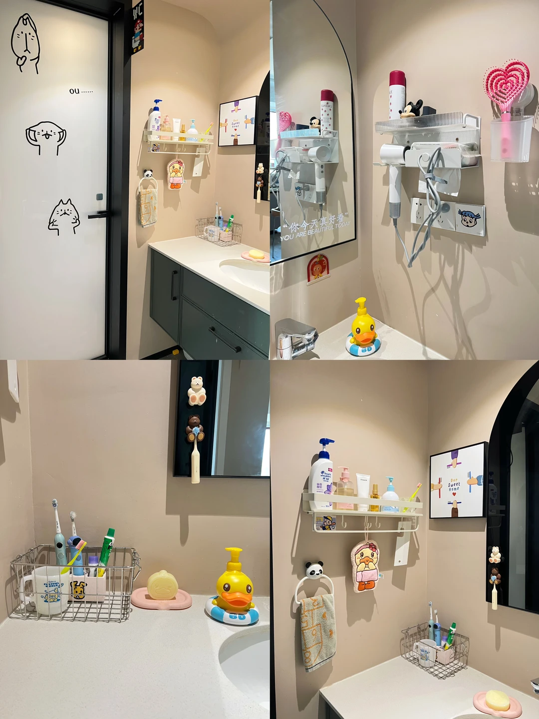 1m²卫生间干区收纳｜越用越爱的小空间🚿
