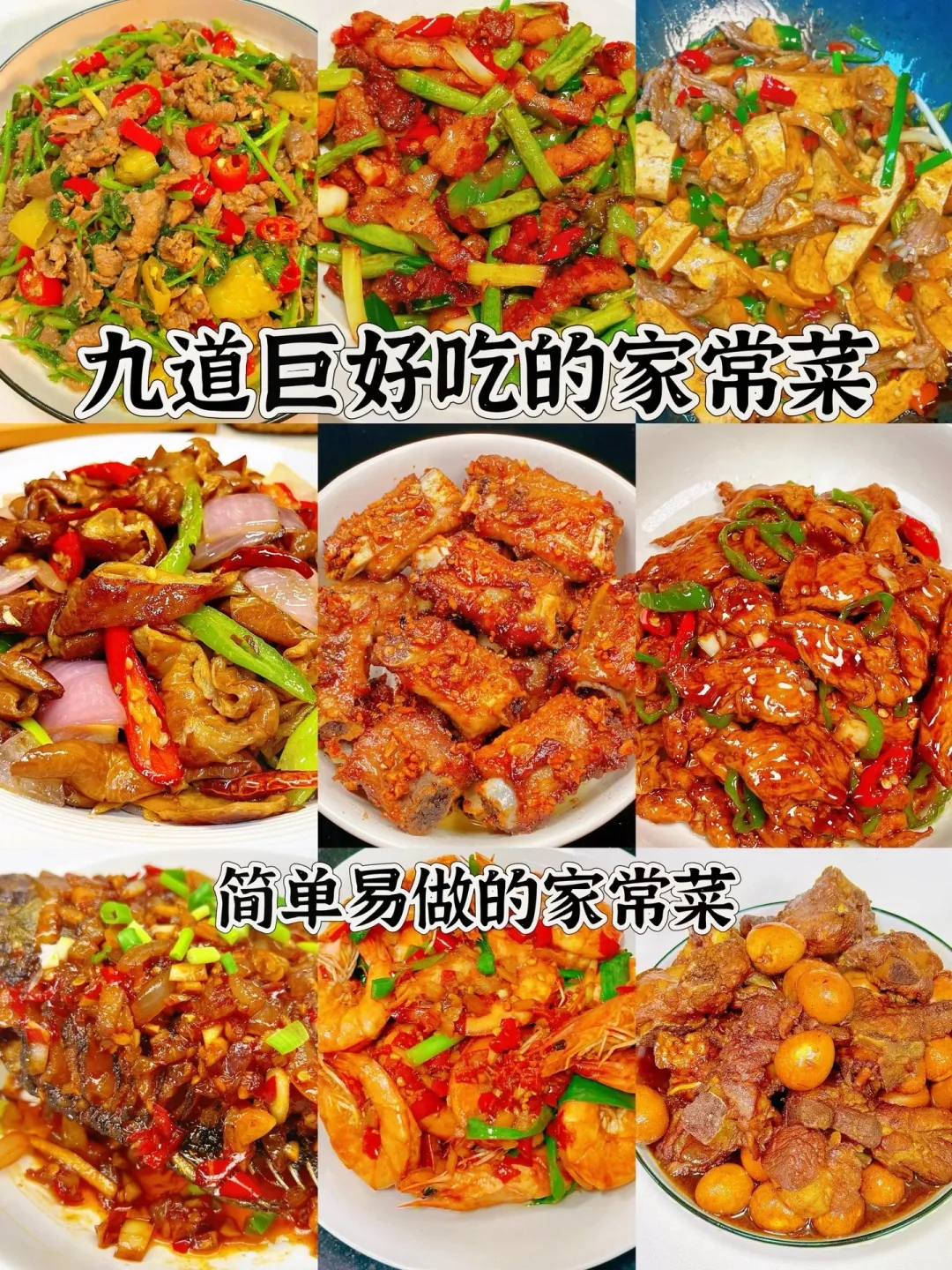 九道巨好吃的家常菜