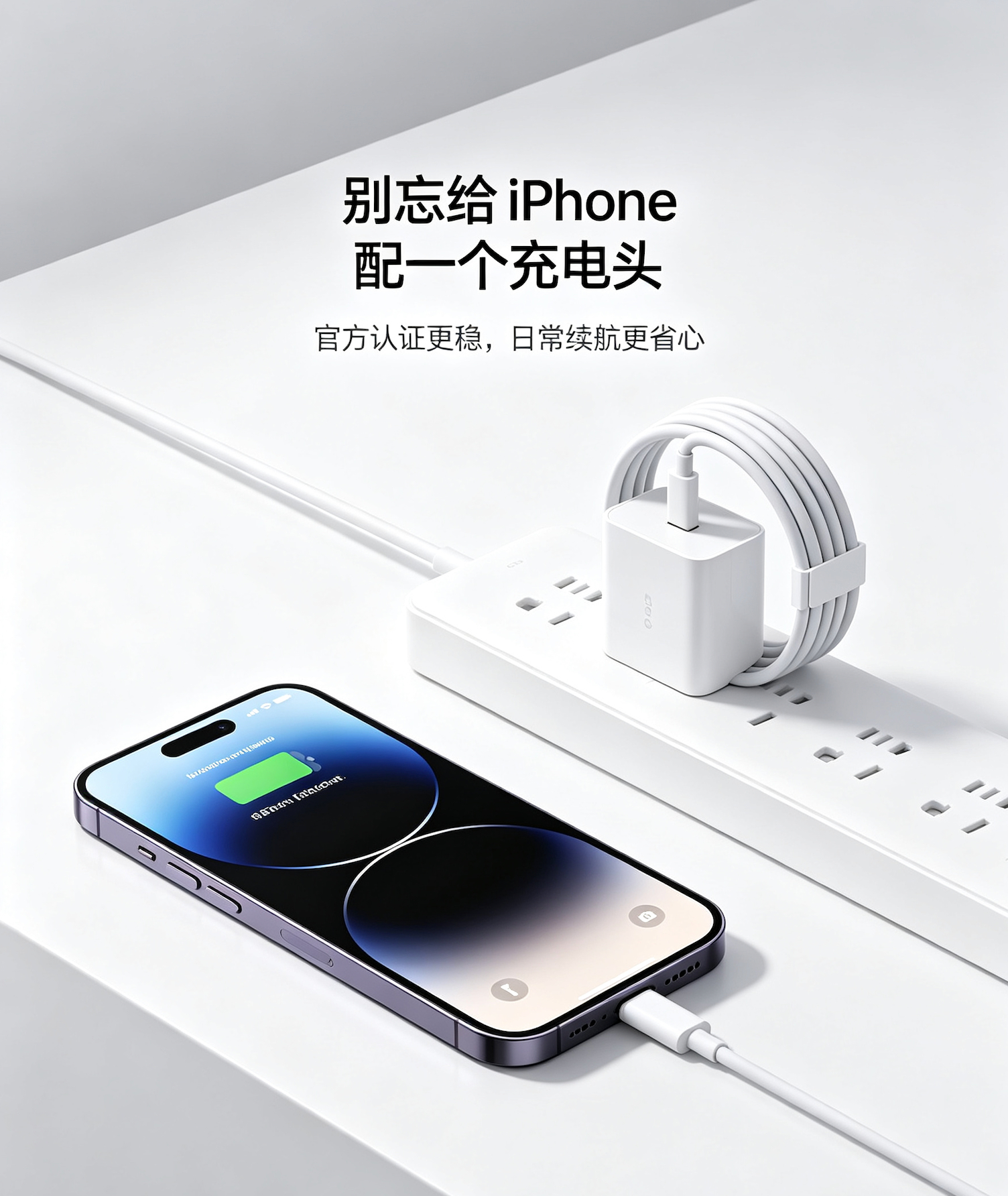 #我的iPhone配件清单# 新机到手那前两个月都跟珍宝一样，生怕磕碰到哪里，刮花了哪里。所以咱们拿到新机到手的第一件事，当然是买一个防护安全到位的手机壳，再贴上保护膜，用起来才不会那么小心翼翼嘛！

再一个就是，现在的iPhone买来只有一根充电线，可是没有插头的。大家记得要给自己的iPhone买一 ​