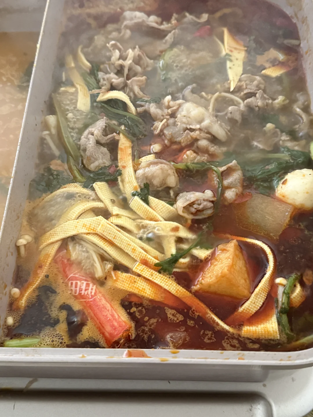 在家打火锅 火锅还是自己做的香 万物皆可火锅