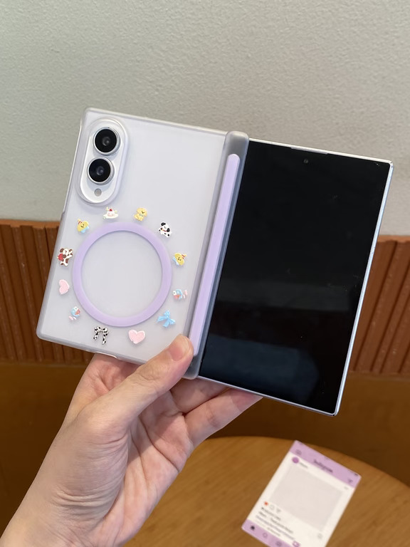 越看越爱的紫色💜三星zfold8手机壳～太温柔