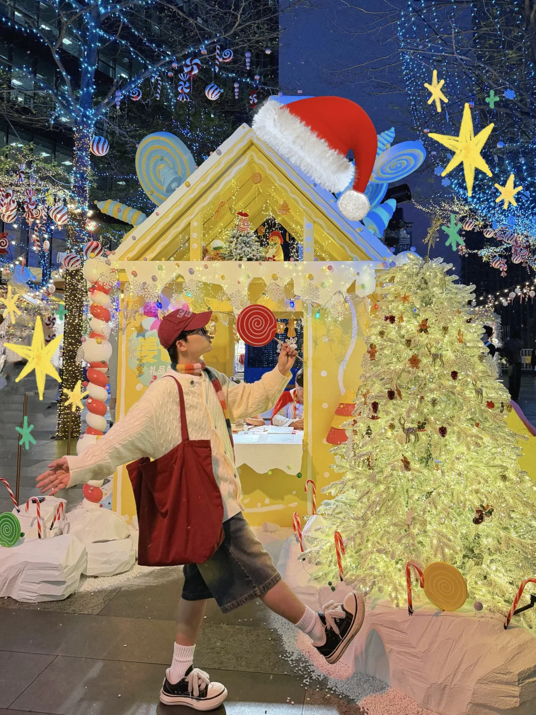 广州姜饼人童话小镇！🎄圣诞飘雪真的好出片！