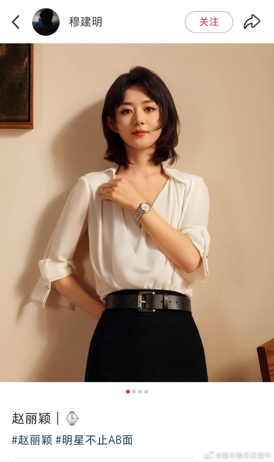 我靠，这次浪琴全球大片的妆造居然是穆建明老师，老朋友好久不见咯！ ​