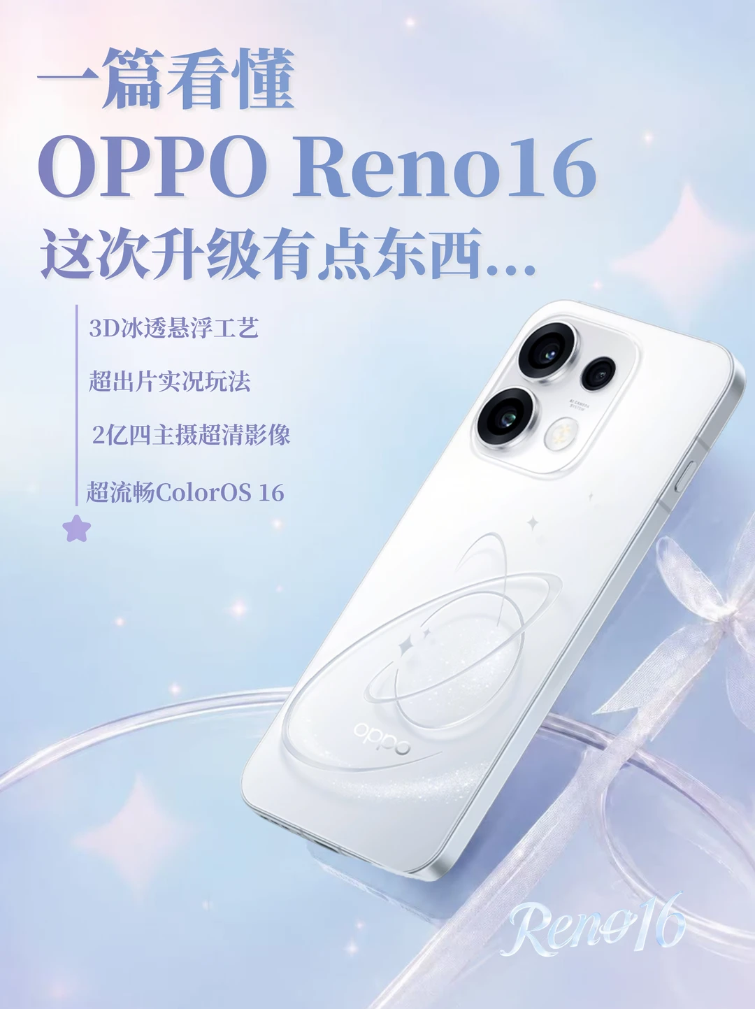 一篇看懂！OPPO Reno16配置全解析
