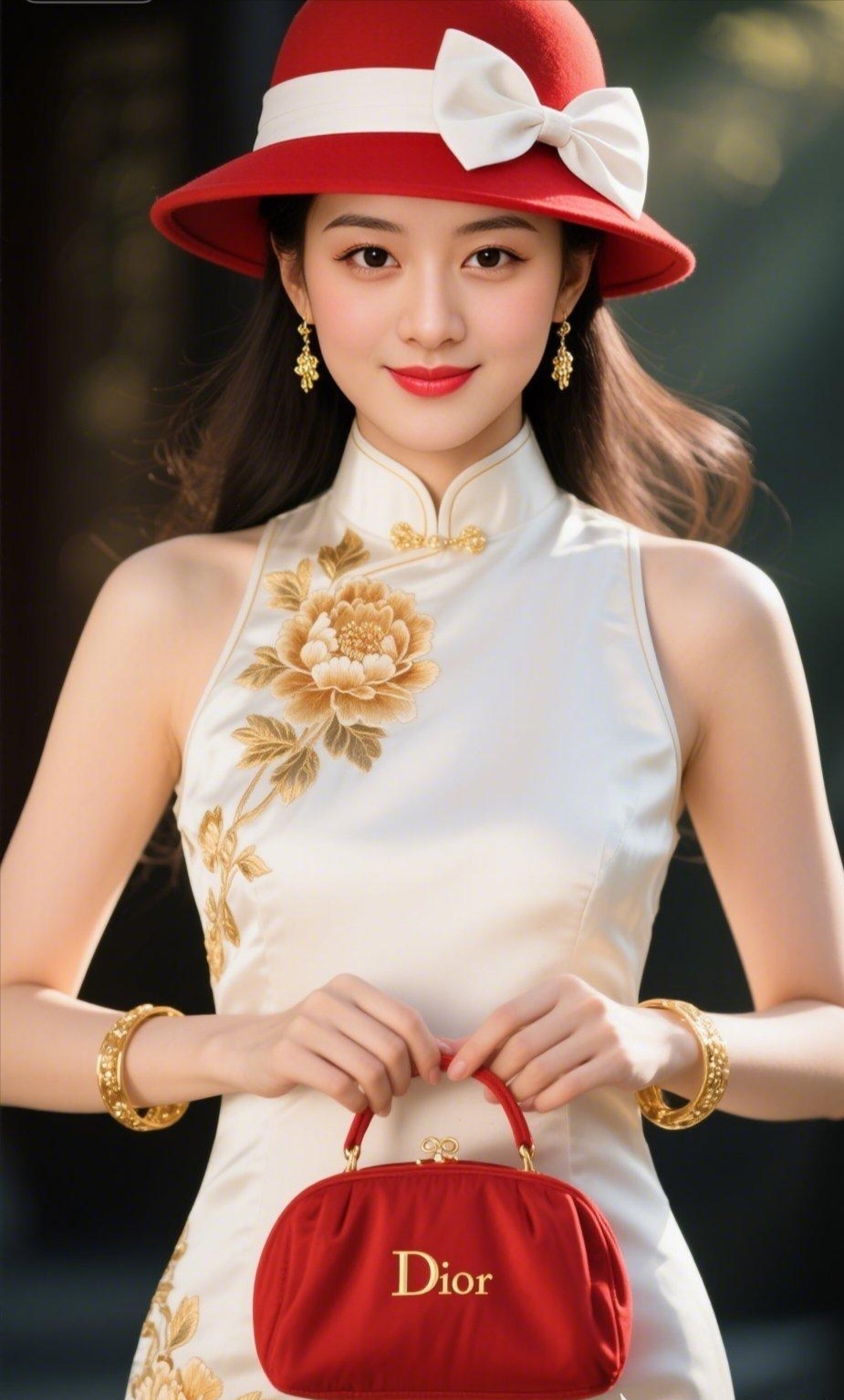 《七绝.赞旗袍小姐姐》 一袭旗袍裹倩姿， 盈盈步履惹相思。 风华恰似江...