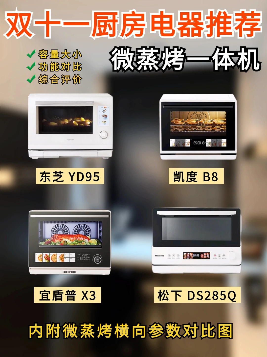 热门微蒸烤一体机测评🔥附选购技巧+推荐