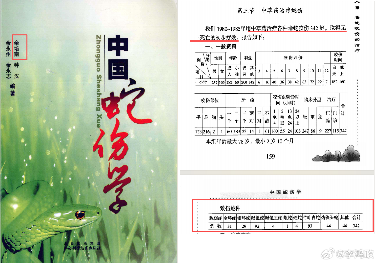 黑子们，不是医学专业，也没有临床实践经验，仅仅道听途说，就能一口咬定蛇...