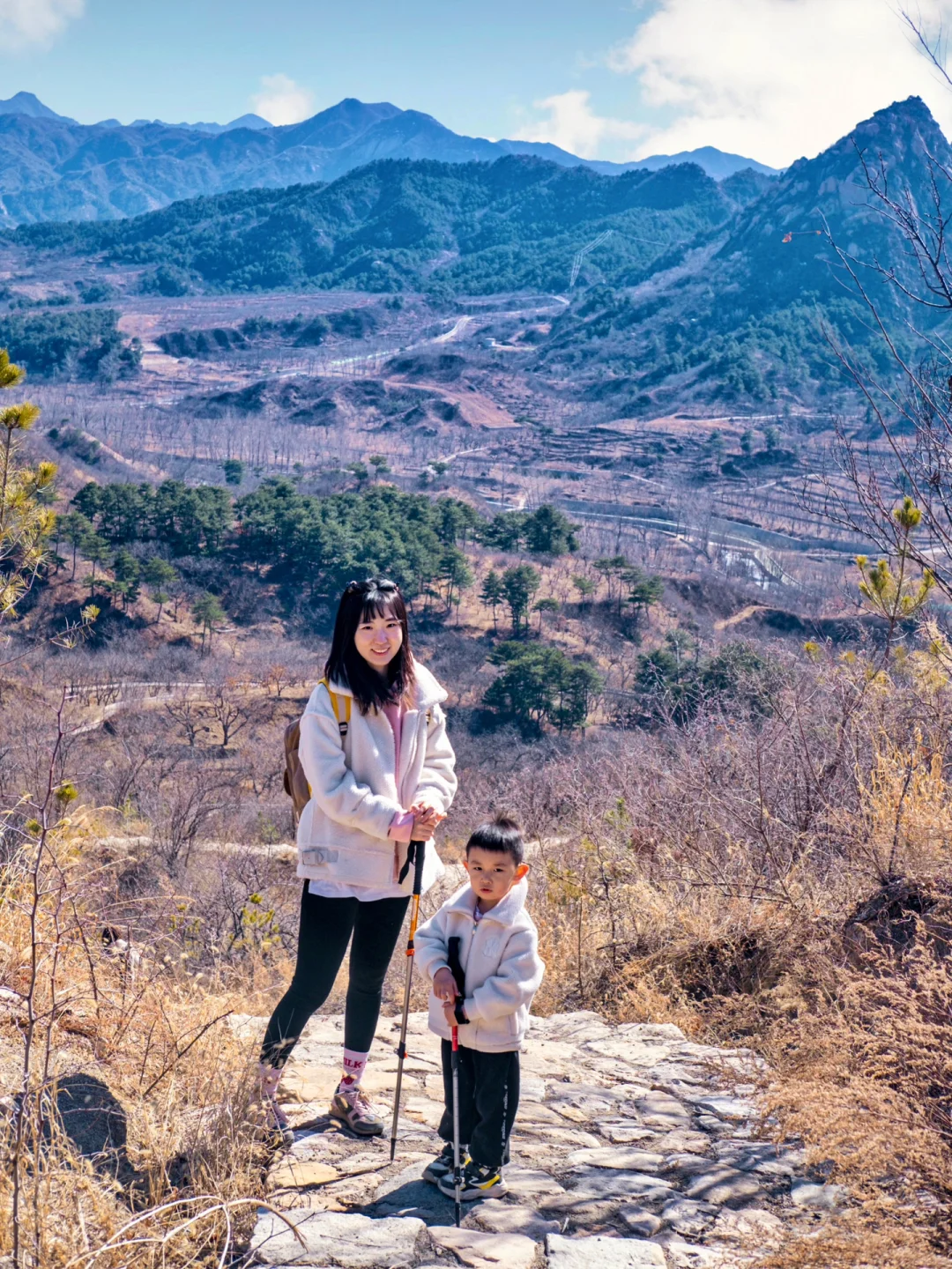 京郊1h春日徒步🏔️4公里小环线👉🏻低幼友好