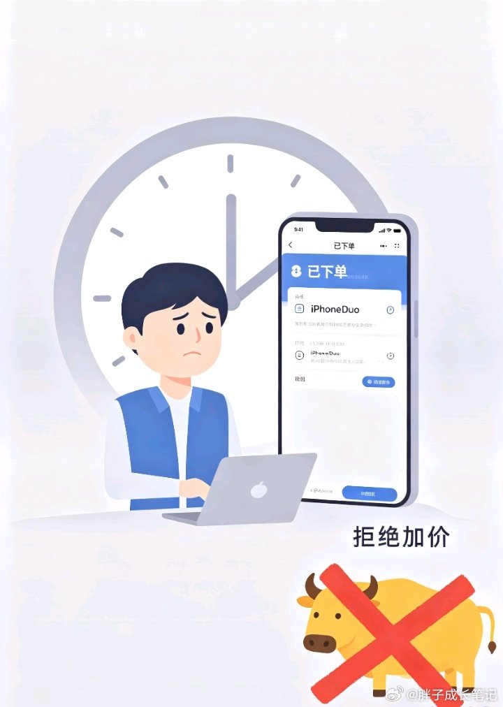 #iPhoneDuo交付延迟# [思考][思考][思考]iPhoneDuo预购热度直接拉满，订单量超出预期，交付时间顺延。苹果正在加紧提升产能，想入手的小伙伴耐心等候，不要轻信黄牛的加价渠道哦✨ ​
