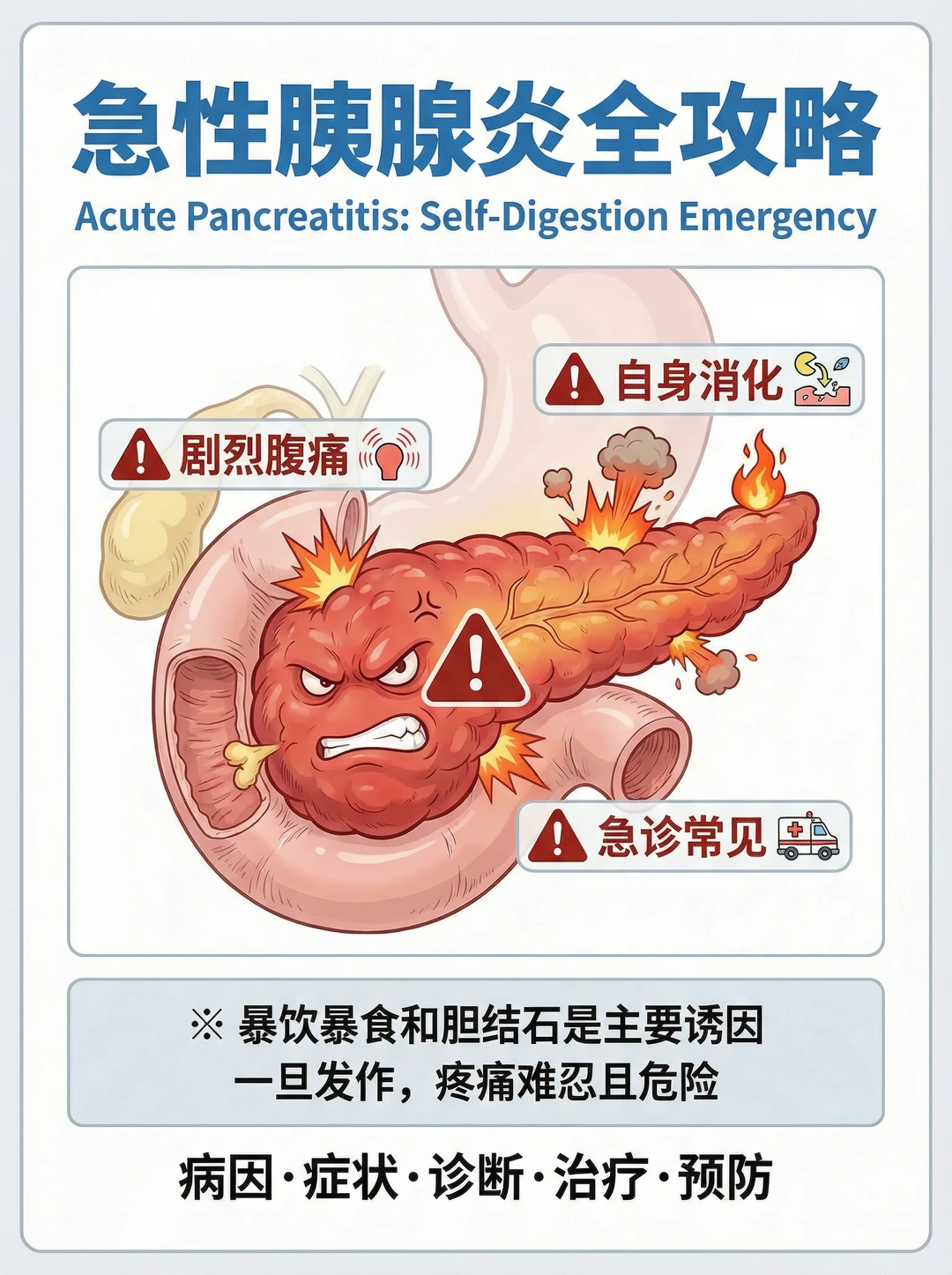 ⚠️不可轻视! 急性胰腺炎自救全攻略！