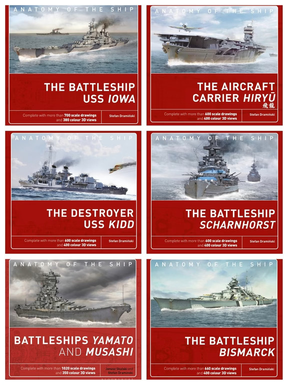 这套《Anatomy of the the Ship》战舰解剖