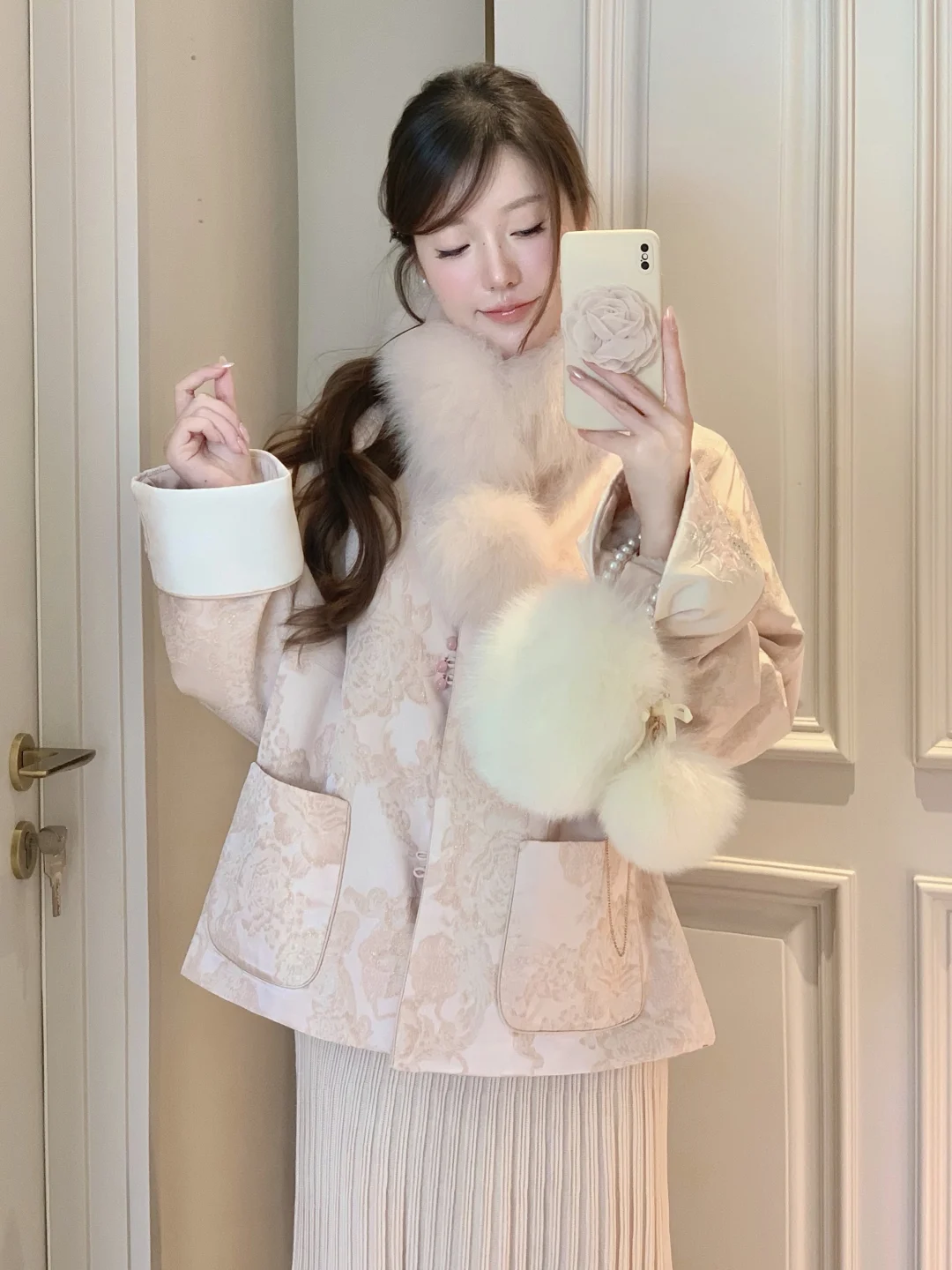 新年穿新衣💕暖fufu的感觉真好