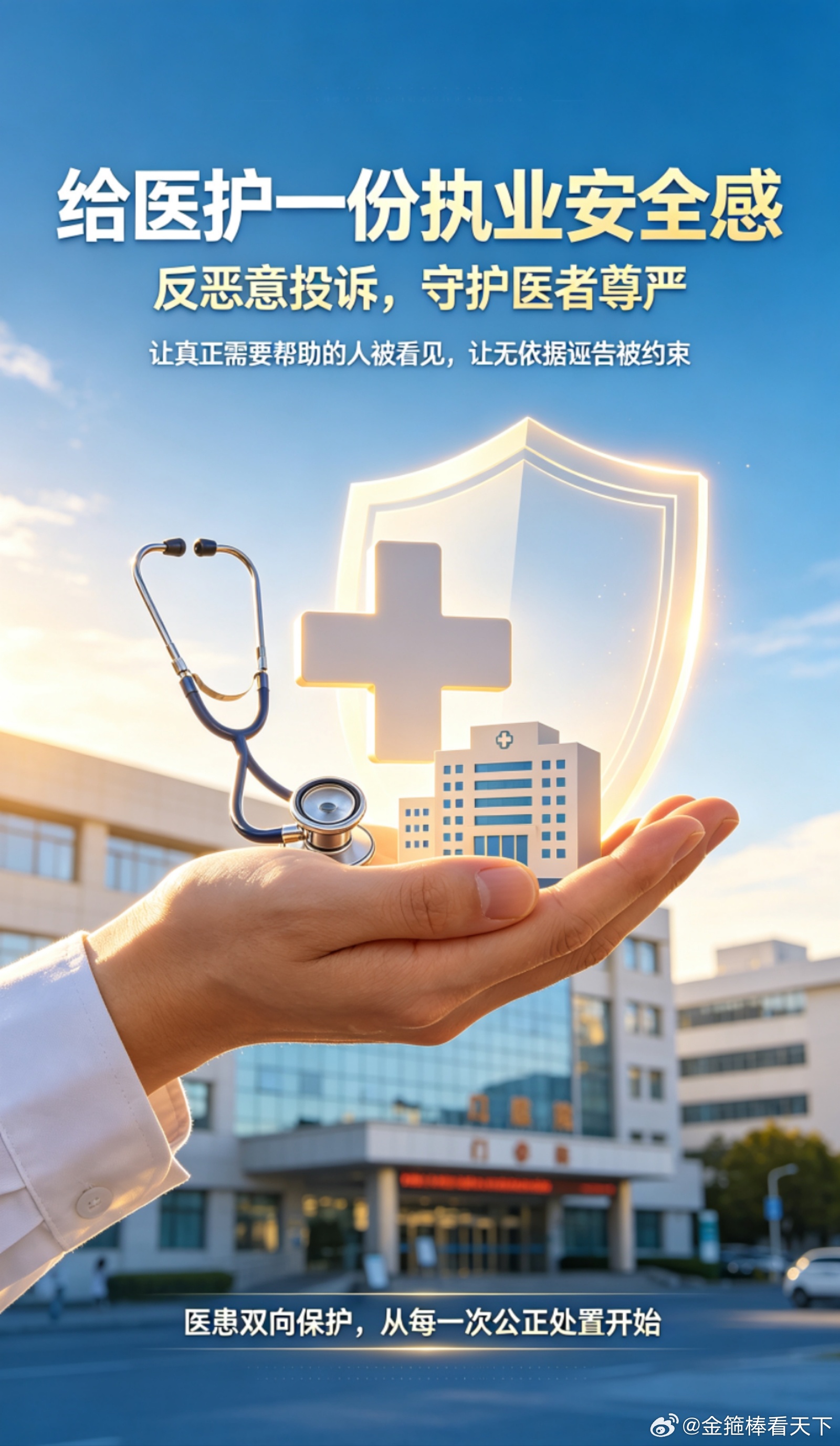 正常投诉、合理维权，是患者监督医疗服务、维护自身权益的正当渠道。但恶意投诉、反复缠诉、捏造事实诬告、网络抹黑的“静默式医闹”，正在伤害广大一线医务人员，消耗医疗资源，倒逼防御性医疗，最终损害全体患者的切身利益。既要保障患者维权通道畅通，也要建立反恶意投诉机制，守护医护职业尊严与合 ​